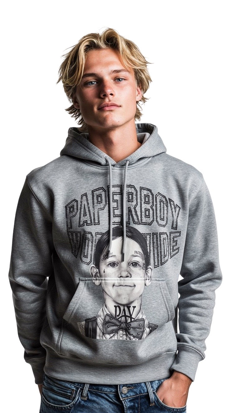 Paperboy Alfalfa Hoodie (Gray)