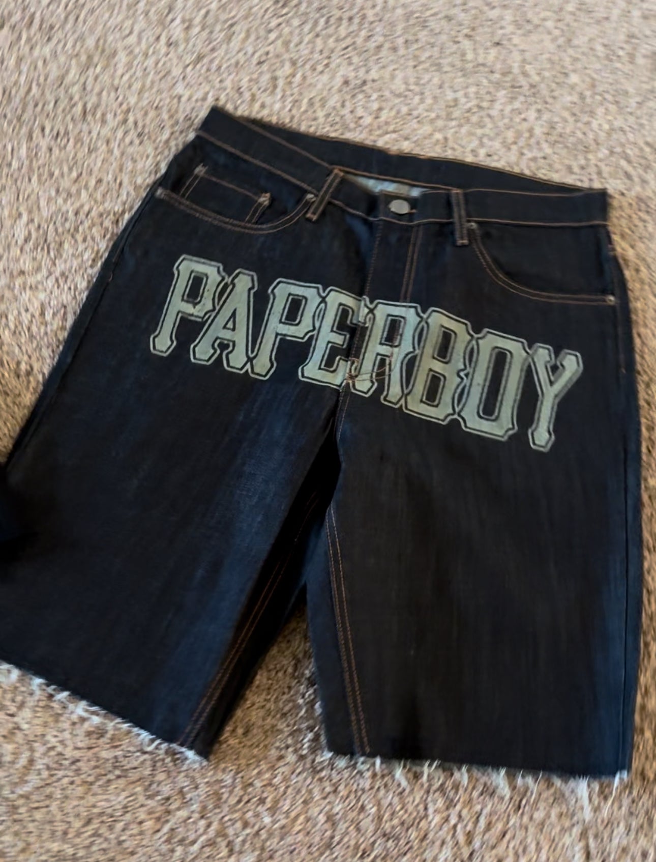 Paperboy Classic Jorts Blue