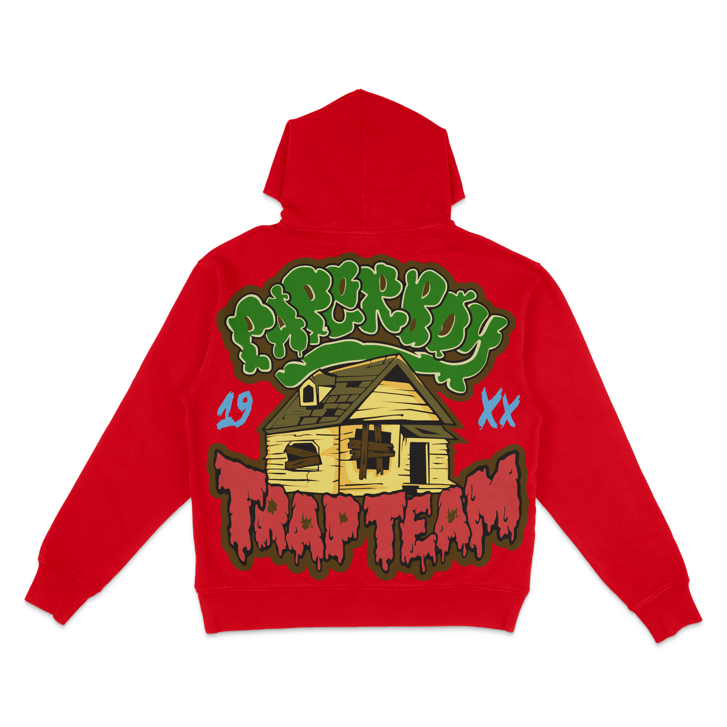 Paperboy Pay Homage Holly Market Hoodie (Red)