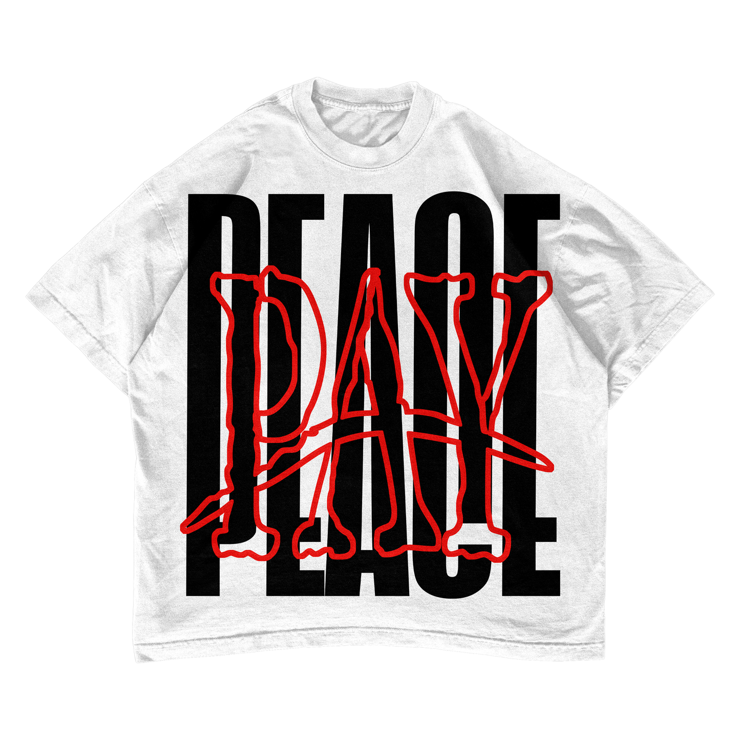 Paperboy Pay "Peace" Tee (White)
