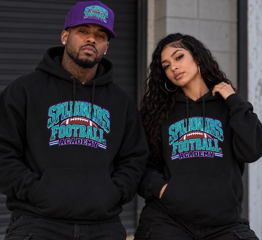 Spillionairs “Football Academy” Hoodie (Black)